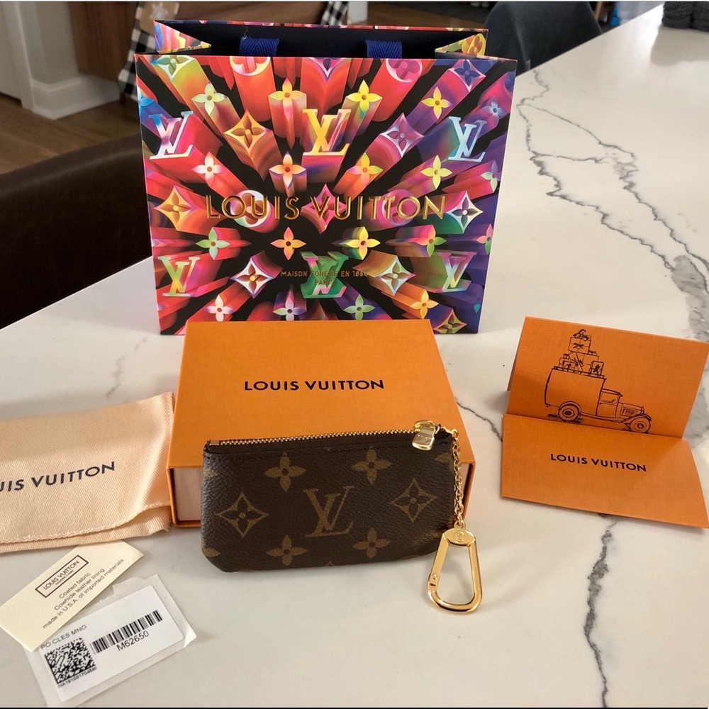 Louis Vuitton Monogram Cles Key Pouch
